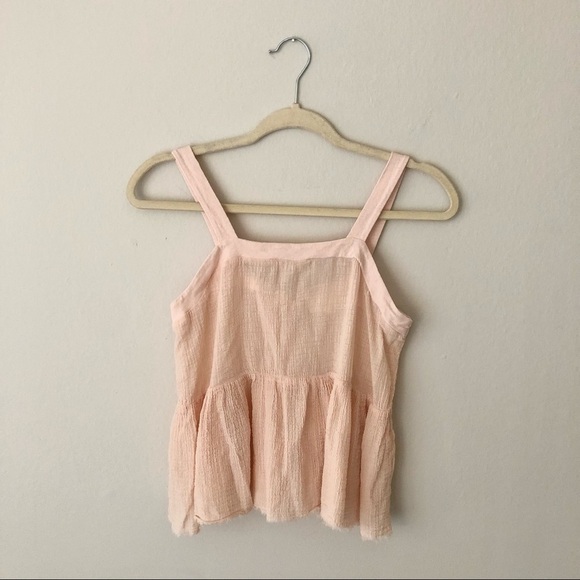 Nation Ltd Nation Ltd Giovana Tie-Back Tank in Pink Xs - Picture 2 of 9